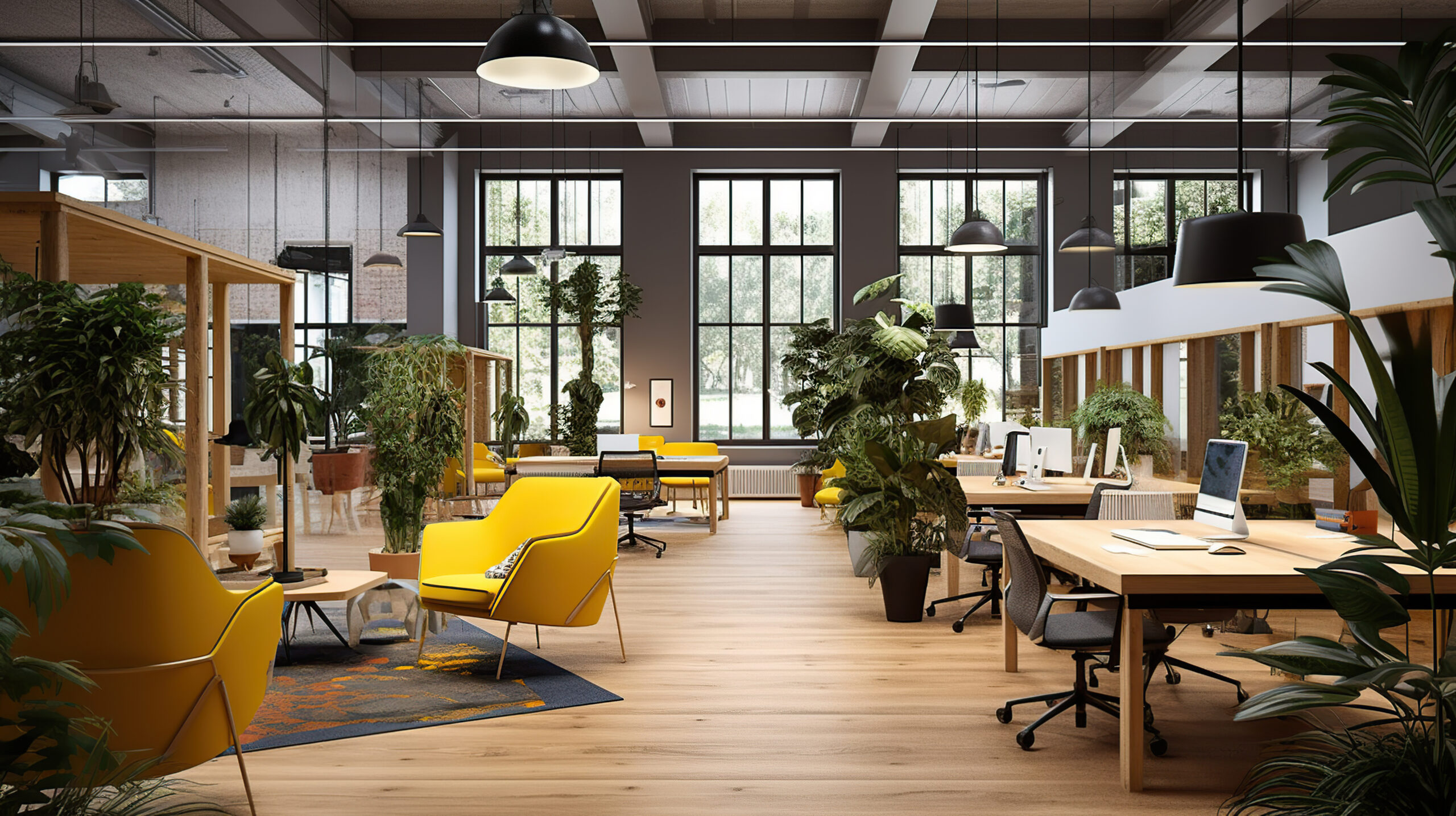Modern workspace for career planning